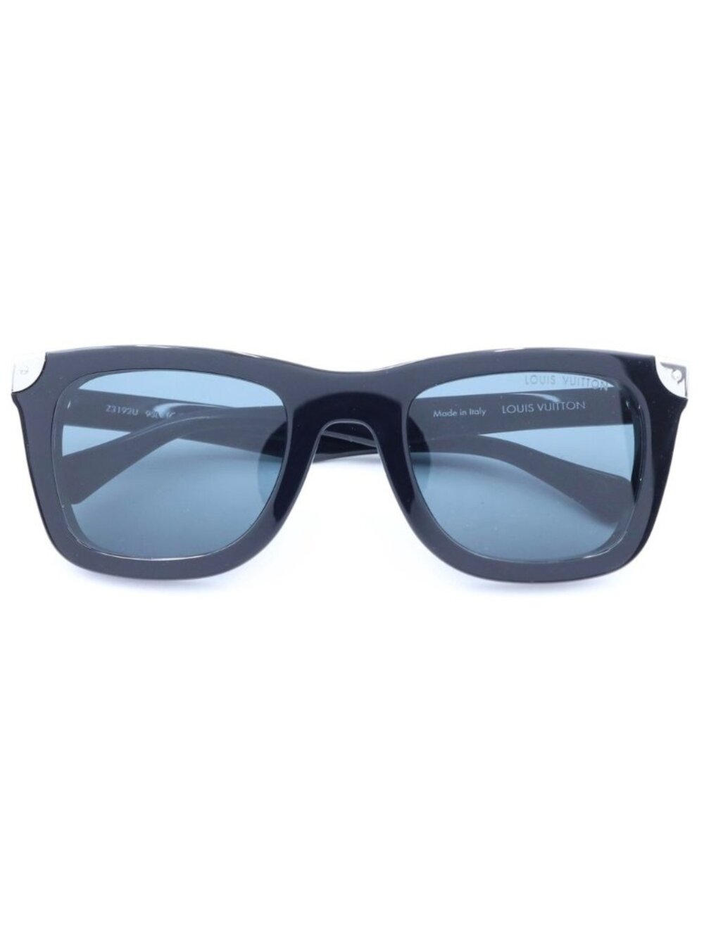 Louis Vuitton Heritage Square Temple Logo Sunglasses Black Eyewear